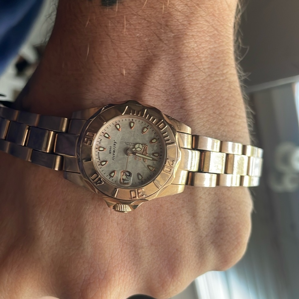 Invicta Rose Gold Automatic Watch